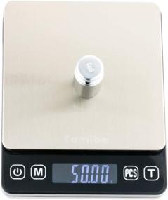 img 4 attached to 🎯 Tomiba 500g Mini Scale with 0.01g Precision, Digital Touch Pocket Scale for Weed, Jewelry, and more