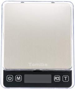 img 3 attached to 🎯 Tomiba 500g Mini Scale with 0.01g Precision, Digital Touch Pocket Scale for Weed, Jewelry, and more