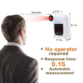 img 3 attached to 🌡️ Улучшенный настенный термометр XimBro для точного тестирования, измерения и контроля в производственных помещениях