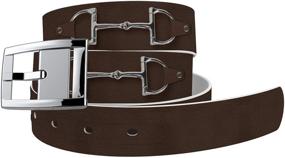 img 4 attached to 🏇 C4 Equestrian Horseback Apparel: Men's Accessories and Belts for Classic Style