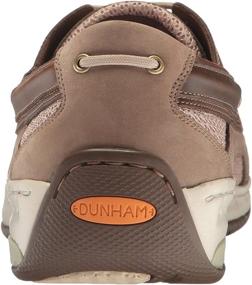 img 2 attached to Dunham Men's Taupe Captain Boat Shoes