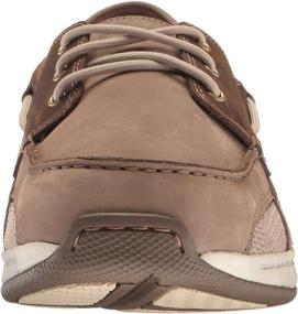 img 3 attached to Dunham Men's Taupe Captain Boat Shoes