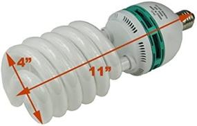 img 1 attached to 🌱 Усилите вашу комнатную огородническую деятельность с помощью 85-ваттной гидропонной спиральной компактной флуоресцентной лампы для растений с дневным светом H85W.