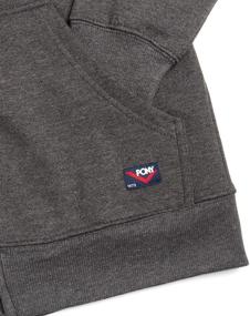 img 2 attached to 👦 Pony Boys' Sweatshirt – Essential Zip-Up Fleece Hoodie