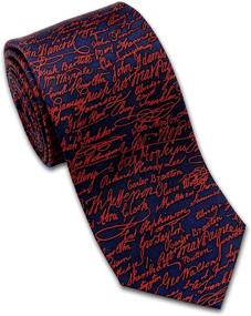 img 2 attached to 🎩 Josh Bach Signatures: For Distinctive Men's Accessories in Ties, Cummerbunds & Pocket Squares Inspired by the Declaration of Independence