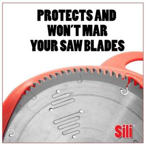 img 1 attached to 🔪 Sili Saw Blade Sleeve: Ultimate 10 inch Blade Protector for Table and Circular Saws