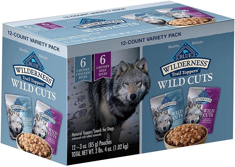 blue buffalo wilderness toppers protein 로고