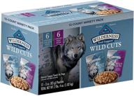 🐶 blue buffalo wilderness trail toppers: high protein, natural wet dog food with chunky bites in hearty gravy - 3-oz pouches logo