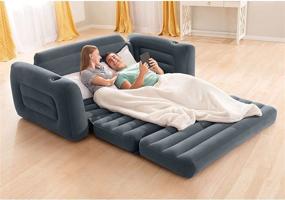 img 2 attached to 🛏️ Intex Inflatable Pull-Out Bed Series