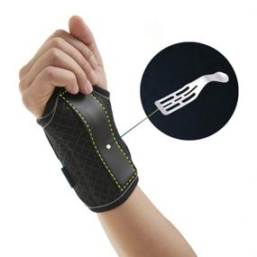 img 2 attached to Sozo Boa Micro Adjustable Wrist Brace - Effective Support for Wrist Injury, Pain, Carpal Tunnel, Tendonitis, and Arthritis