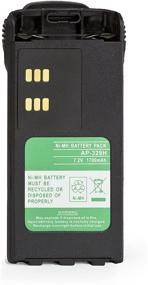 img 3 attached to 🔋 1700mAh Ni-MH Replacement Battery for Motorola HT750 HT1250 GP320 GP328 PRO5150 MTX960 with Belt Clip - HNN9008A HNN9008