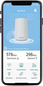 img 2 attached to 🏠 Enhance Your Home Network with AZORES AX1500 Smart WiFi 6 Router: Dual Band AX, Gigabit LAN Ports, Beamforming, OFDMA, MU-MIMO, Parental Controls