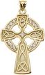 yellow celtic cross accent pendant logo