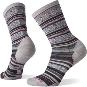 img 2 attached to 🧦 Smartwool Women's Ethno Graphic Crew Sock: Style and Comfort Combined