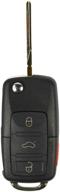 🔑 enhanced replacement remote for fcc id: nbg92596263 - keyless entry flip key with uncut blade logo