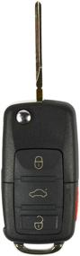 img 1 attached to 🔑 Enhanced Replacement Remote for FCC ID: NBG92596263 - Keyless Entry Flip Key with Uncut Blade