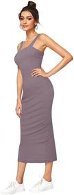 img 2 attached to Verdusa Womens Sleeveless Bodycon Caramel Women's Clothing for Dresses