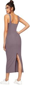 img 3 attached to Verdusa Womens Sleeveless Bodycon Caramel Women's Clothing for Dresses