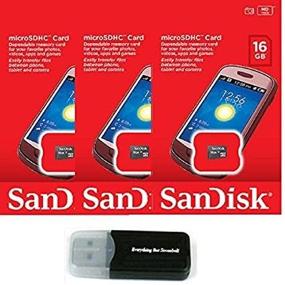 img 1 attached to 📸 SanDisk 16 ГБ MicroSD HC Карта памяти (3 штуки) в комплекте с считывателем карты Everything But Stromboli