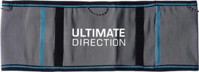 img 2 attached to Medium Onyx Ultimate Direction Utility Belt - No Bounce Water Carry, Carry Pockets, Reflective Material &amp; More