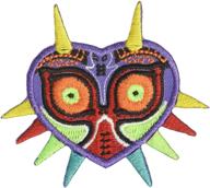 legendary majora's mask: zelda's iconic embroidered iron on patch appliqué logo