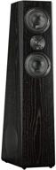 svs ultra tower speaker - aesthetic elegance in black oak veneer logo