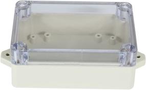 img 1 attached to uxcell 100mm x 68mm x 40mm ABS Junction Box - Universal Project Enclosure with PC Transparent Cover