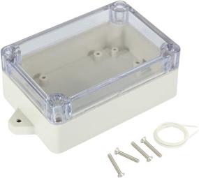 img 4 attached to uxcell 100mm x 68mm x 40mm ABS Junction Box - Universal Project Enclosure with PC Transparent Cover