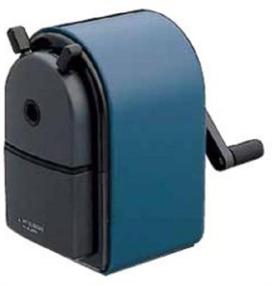 img 4 attached to 🔷 Uni KH-20 Hand Crank Wooden Pencil Sharpener - Blue (Japan Import) - Enhance Your SEO!