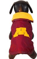 🐾 waterproof ncaa minnesota golden gophers dog jacket for all-weather protection логотип