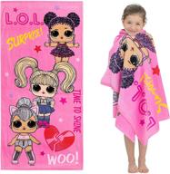 🌞 discover the ultimate comfort with franco kids super soft cotton beach towel, 58 in x 28 in: lol surprise! logo