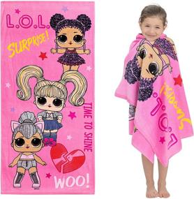 img 4 attached to 🌞 Discover the Ultimate Comfort with Franco Kids Super Soft Cotton Beach Towel, 58 in x 28 in: LOL Surprise!