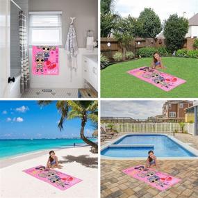 img 1 attached to 🌞 Discover the Ultimate Comfort with Franco Kids Super Soft Cotton Beach Towel, 58 in x 28 in: LOL Surprise!