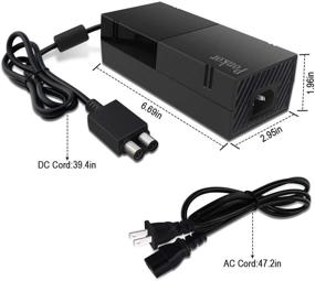 img 2 attached to 🎮 Ponkor Power Supply for Xbox One: The Ultimate Replacement Power Brick Adapter with Universal Voltage Compatibility