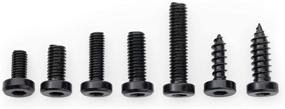 img 3 attached to 🔩 Black Stainless Steel License Plate Ultimate Screw Kit by Rightcar Solutions