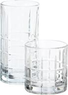 🥃 anchor hocking anchor manchester 16pc. set - sleek and clear glassware for every occasion logo