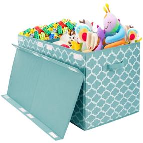 img 3 attached to Flip Top Decorative Collapsible Container Organization Nursery