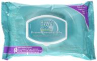 мокрые салфетки hygea flushable personal cleansing: удобные 48 штук для освежающей чистоты логотип