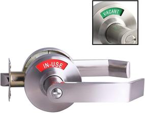 img 4 attached to 🚻 Commercial Grade ANSI Grade 2 Bathroom Privacy Lever Lock with Large Occupancy Indicator for Men and Women Restroom, Ideal for Professional Office Buildings, Apartments, Airbnbs, and Warehouses