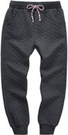 👖 active cotton sweatpants for boys- kisbini children's clothing logo