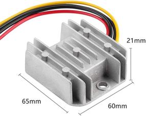 img 3 attached to 🔌 Высококачественный преобразователь постоянного тока-постоянного тока 50 Вт для питания автомобилей с защитой от влаги - 12В 24В на 5В 10А.