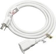 🔌 firmerst 1875w heavy duty 6 foot extension cord white ul listed 14 awg 15a logo