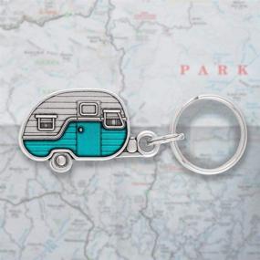 img 2 attached to 🚐 Handcrafted Little Camper Keyring by Danforth: Optimal SEO-friendly Product Name