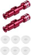 2 pack float valve - zylone replacement parts with 6 sealer gasket - enhancing pressure cooker performance: replacement float valve with silicone caps for duo/duo plus/lux 8 qt logo