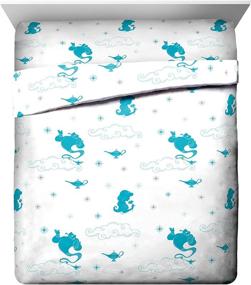 img 2 attached to 🌍 Disney Aladdin Full Bed Set by Jay Franco: Experience the World