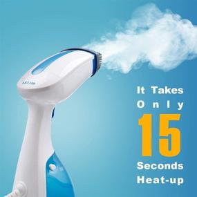 img 1 attached to 👕 Secura Instant-Steam Handheld Garment and Fabric Steamer with Stainless Steel Soleplate – 1000-Watt, 360° Rotating Cord, Non-Bind – Includes Accessories and 2-Year Warranty