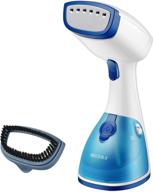 👕 secura instant-steam handheld garment and fabric steamer with stainless steel soleplate – 1000-watt, 360° rotating cord, non-bind – includes accessories and 2-year warranty logo
