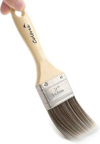 img 2 attached to 🖌️ Coltree - 5 Pack Variety Angle Paint Brushes - High-Performance Paint Brushes