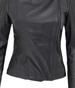 img 2 attached to Fjackets Leather Jacket 1300414 Monica Women's Clothing for Coats, Jackets & Vests