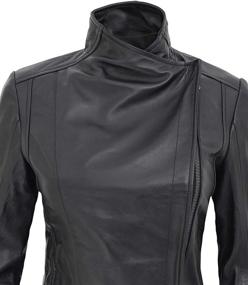 img 3 attached to Fjackets Leather Jacket 1300414 Monica Women's Clothing for Coats, Jackets & Vests